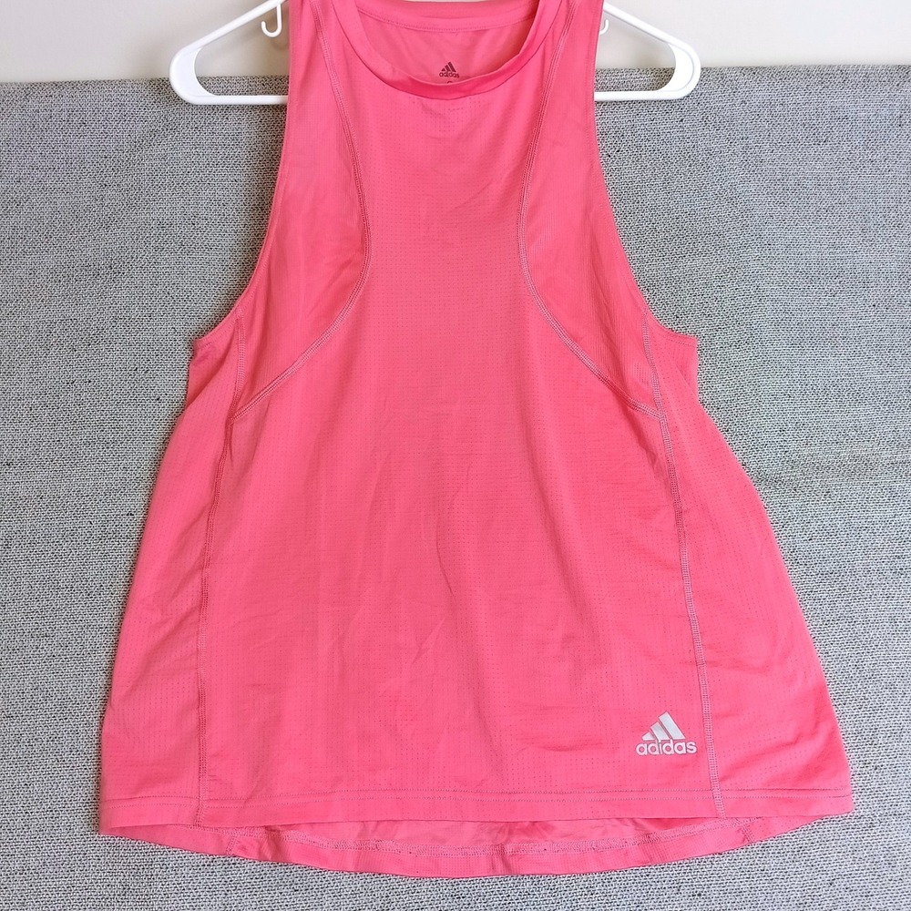 Adidas Running Tank Top Womens S Pink Excellent AEROREADY Primegreen GU3839